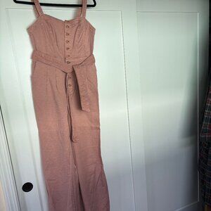 Pink Jumpsuit, Pilcro by Anthropologie, size 2